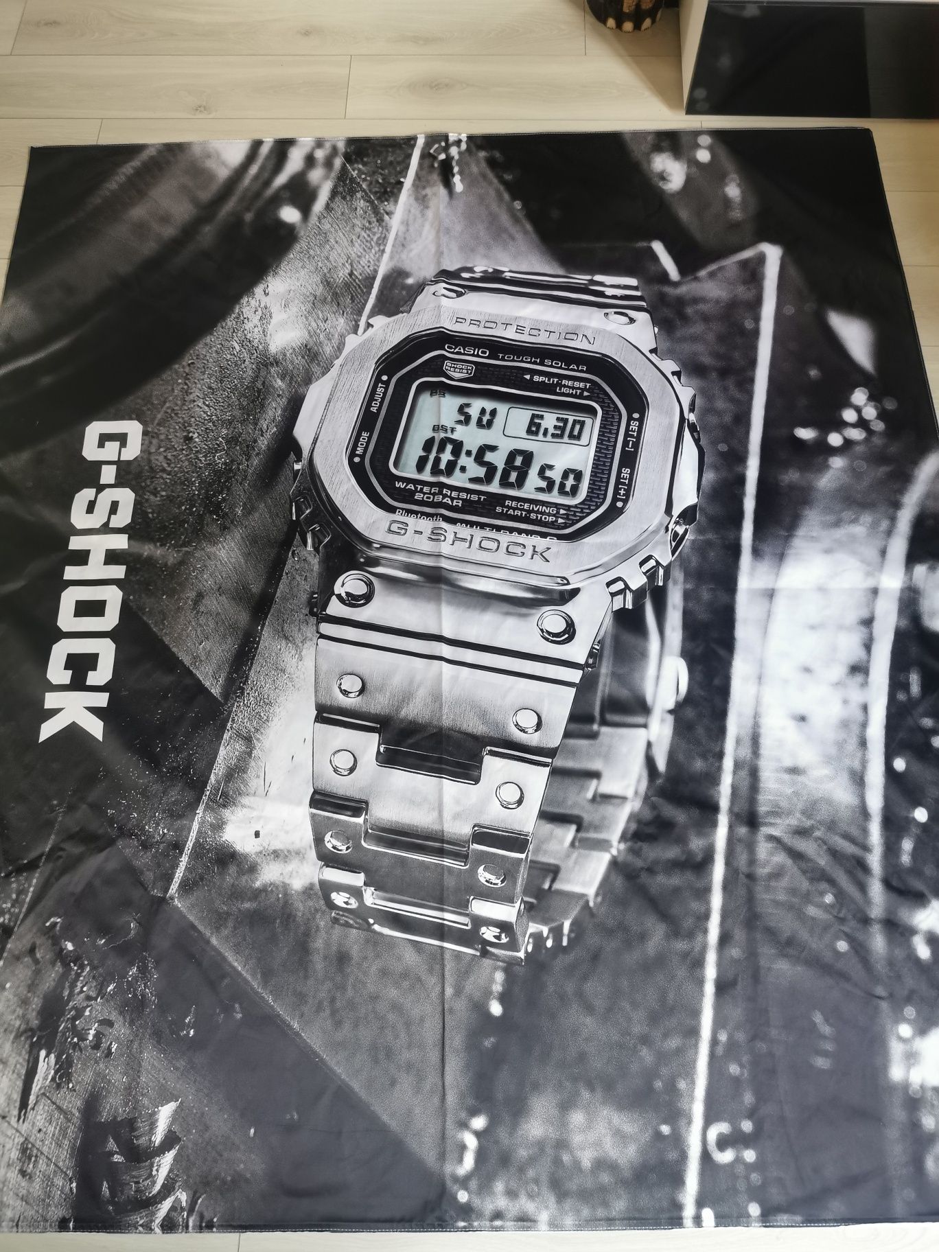 Plakat, tkanina napinana, nadruk g-shock