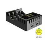 Carregador de Pilhas USB-C AA/AAA