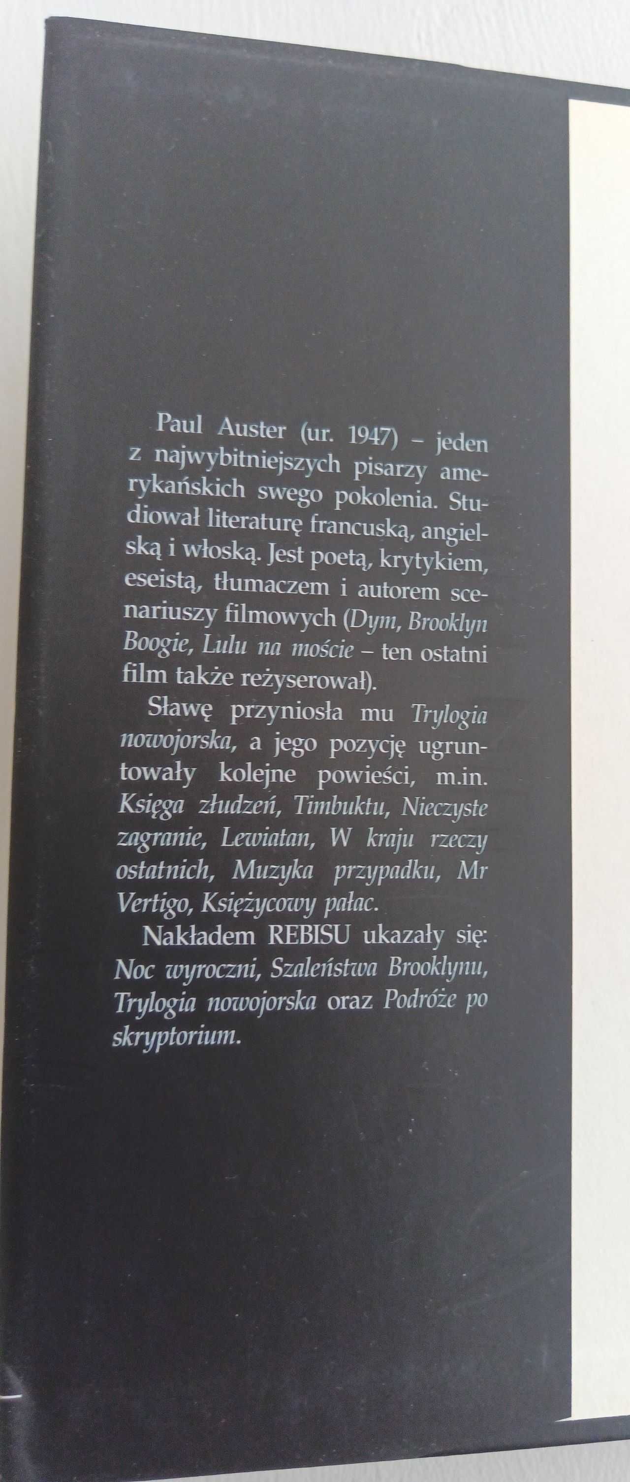 Paul Auster "Człowiek w ciemności".