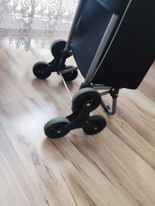 Torba schodowa wózek na zakupy z potrójnymi gumowymi kołami