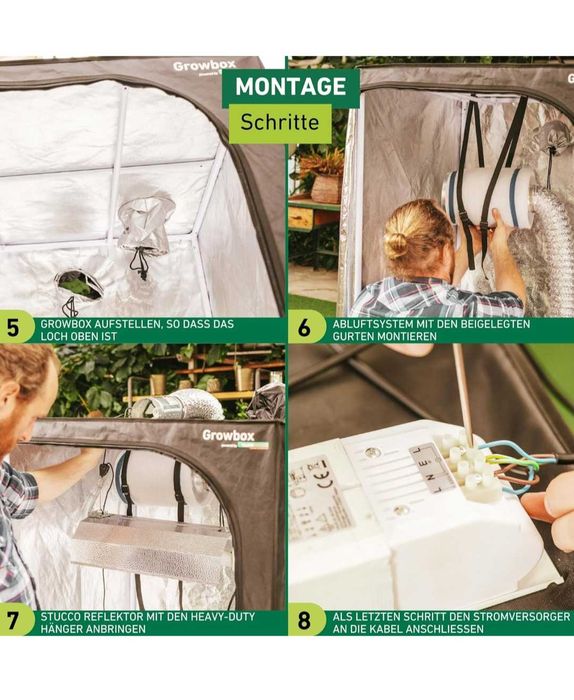 Zestaw growbox 80x80x160