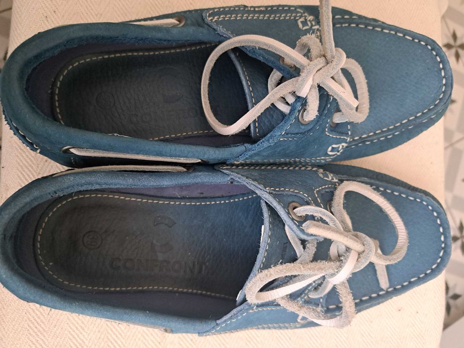 Buty zeglarskie niebieskie Timberland r 38,5
