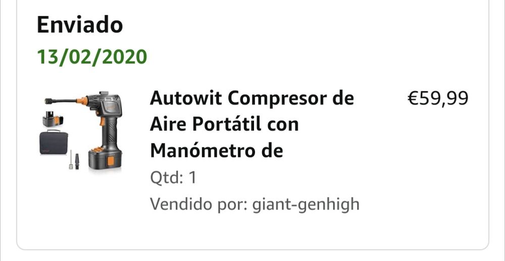 Compressor de Ar para Pneus
