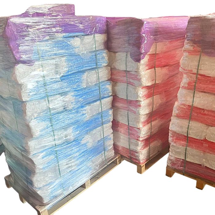 Mocna Siatka do pakowania choinek Fi 55cm x 300m Rękaw LZ45 Biała