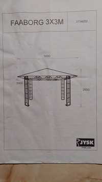 Павільйон садовий FAABORG 3X3M JYSK