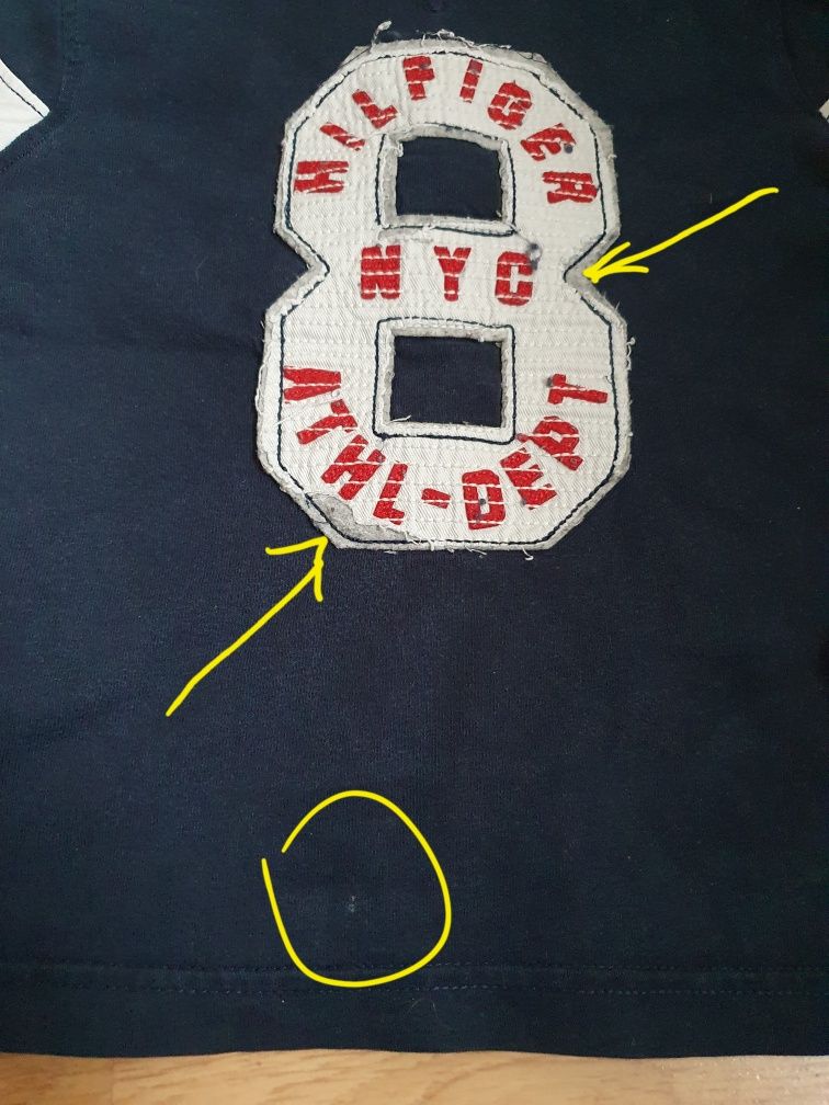 Koszulka polo z długim rękawem marki Tommy Hilfiger (104cm)