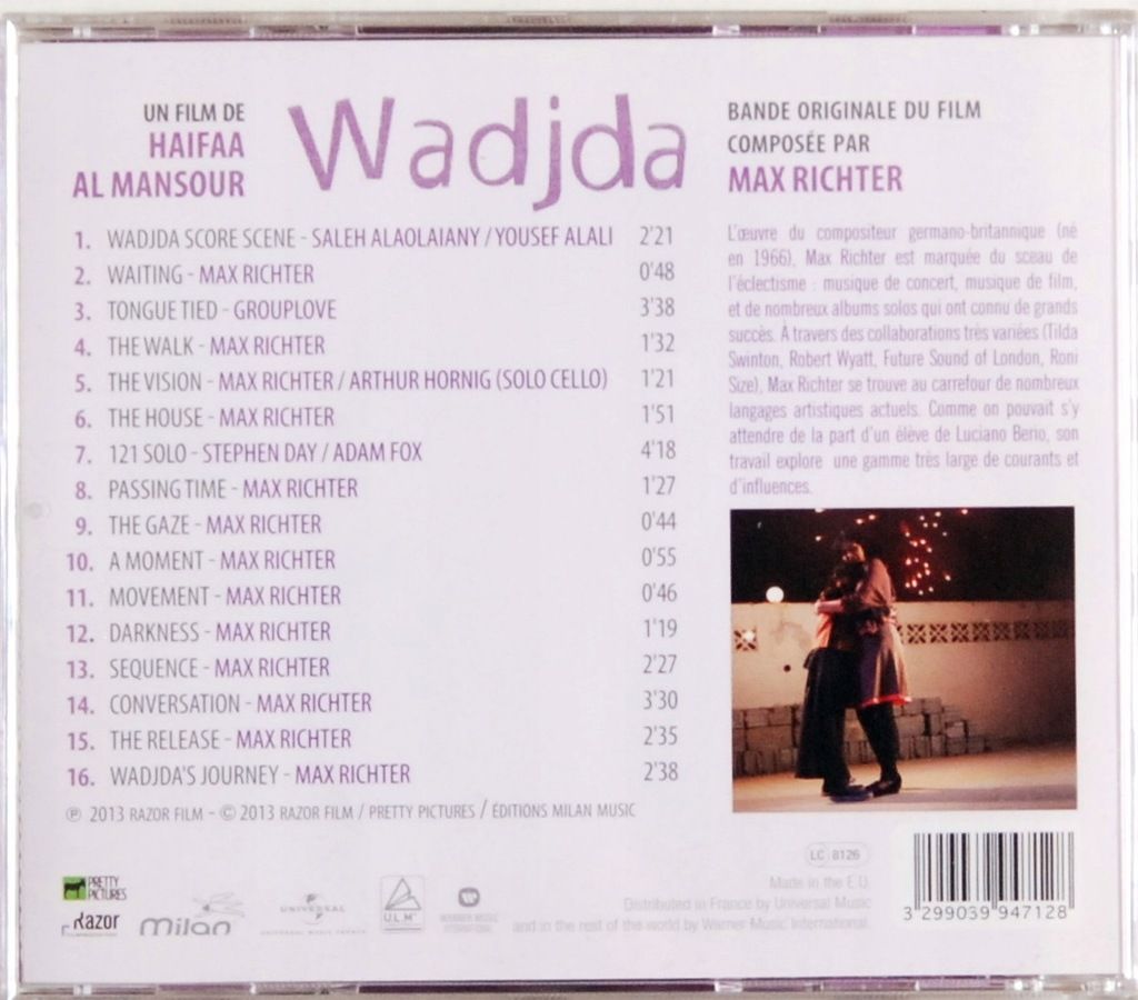 (CD) Max Richter - Wadjda s.BDB