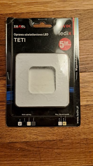 Oprawa led TETI ZAMEL schody 12V komplet 8 szt