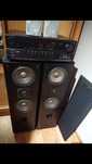 Onkyo TX-SR507 + Yamaha NS-G40 + Elac Cinema Sat1