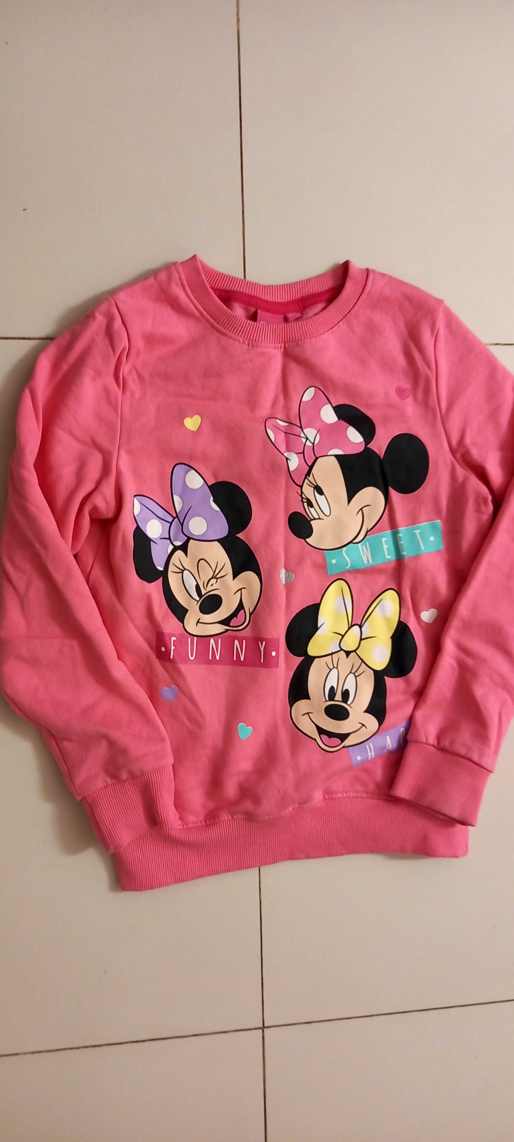 Bluza minnie raz zalozone 134