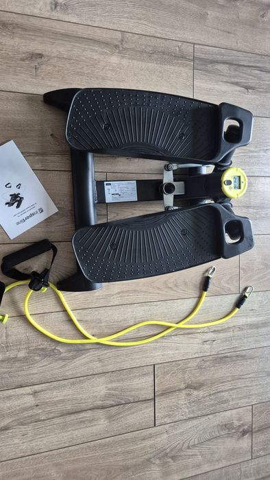 Stepper skrętny inSPORTline Legro z linkami. Prawie nowy za 30% ceny.