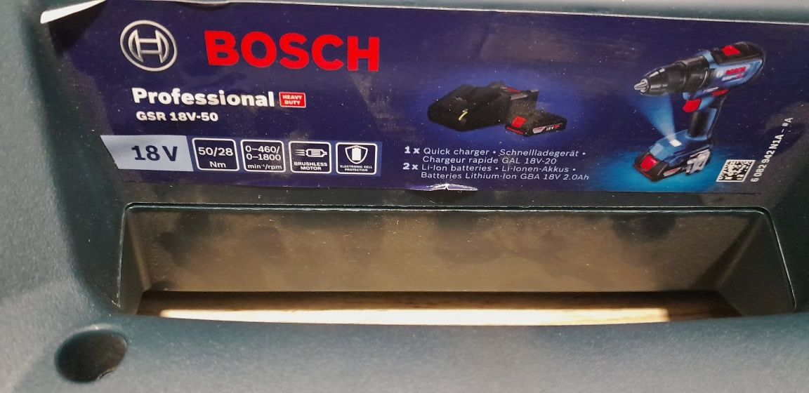 BOSCH wkrętarka GSR 18V-50