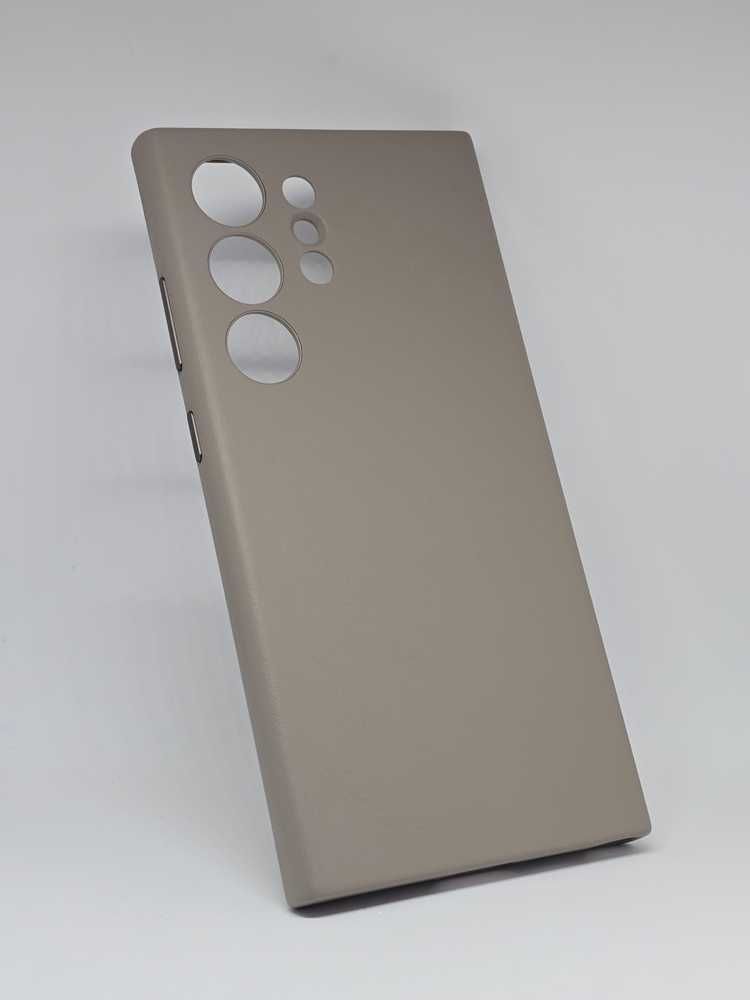 Capas em pele vegan Samsung S24 Ultra preto bege