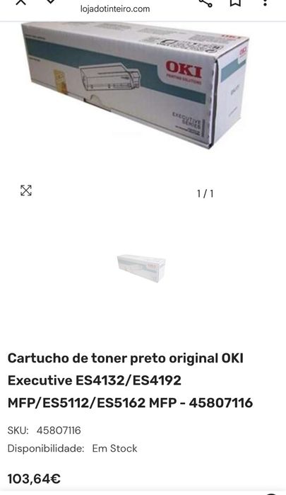 Tinteiros oki originais