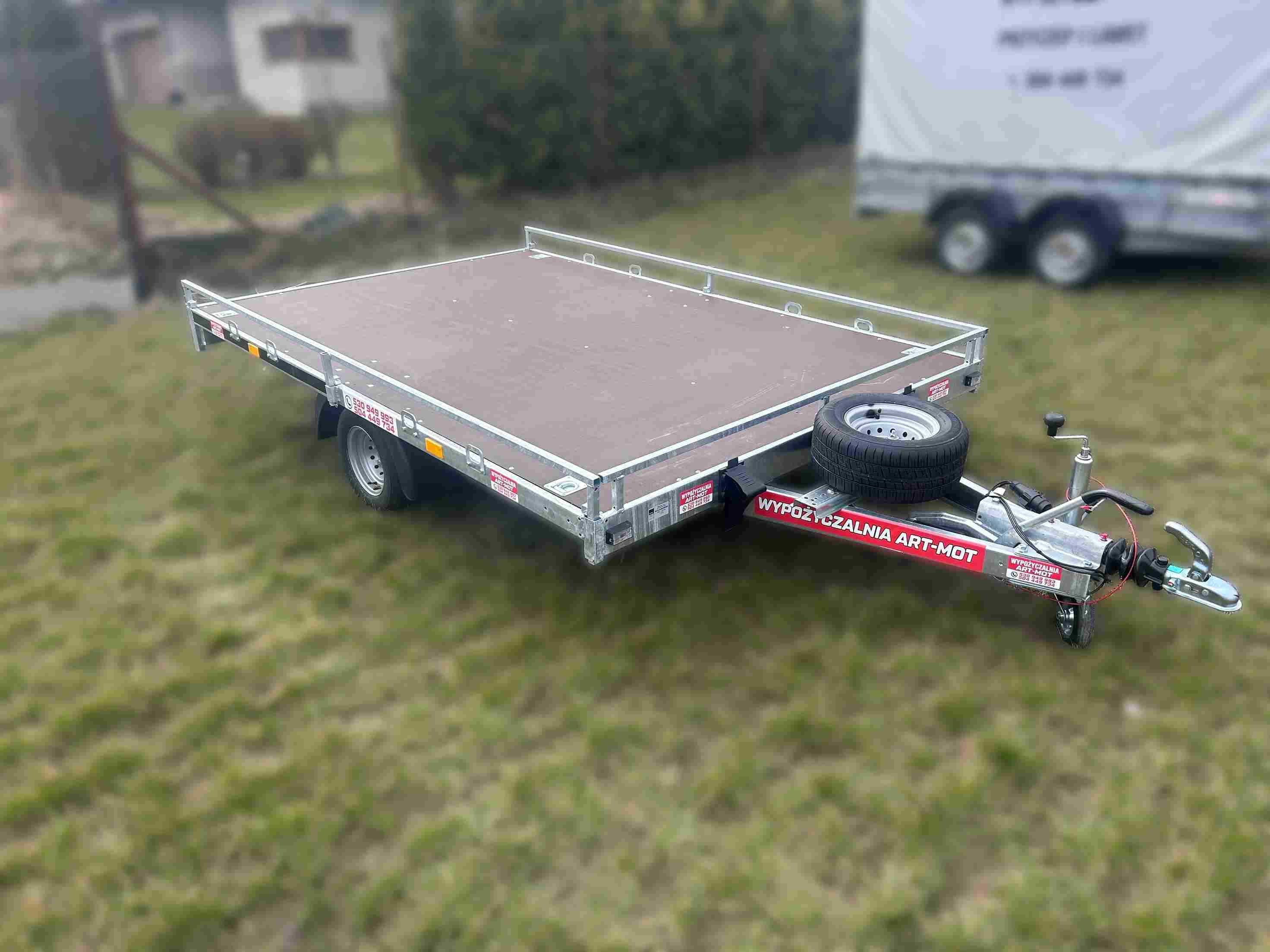 7 DNI W TYGODNIU !! Wypożyczalnia przyczep i lawet LAWETA 8.5 m !!