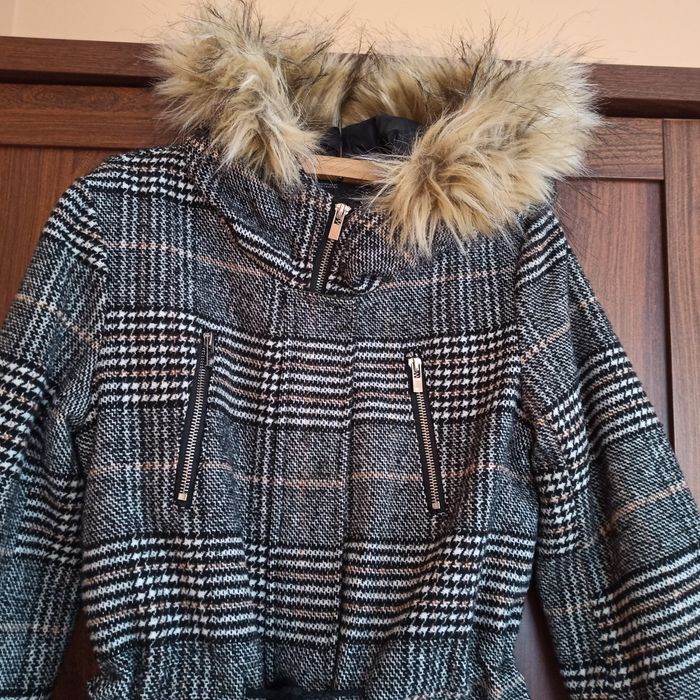 Sinsay płaszcz damski z kapturem rozmiar XS/S