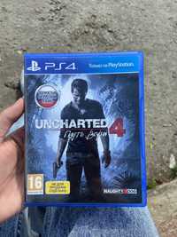 Uncharted 4 Путь вора диск для PS4