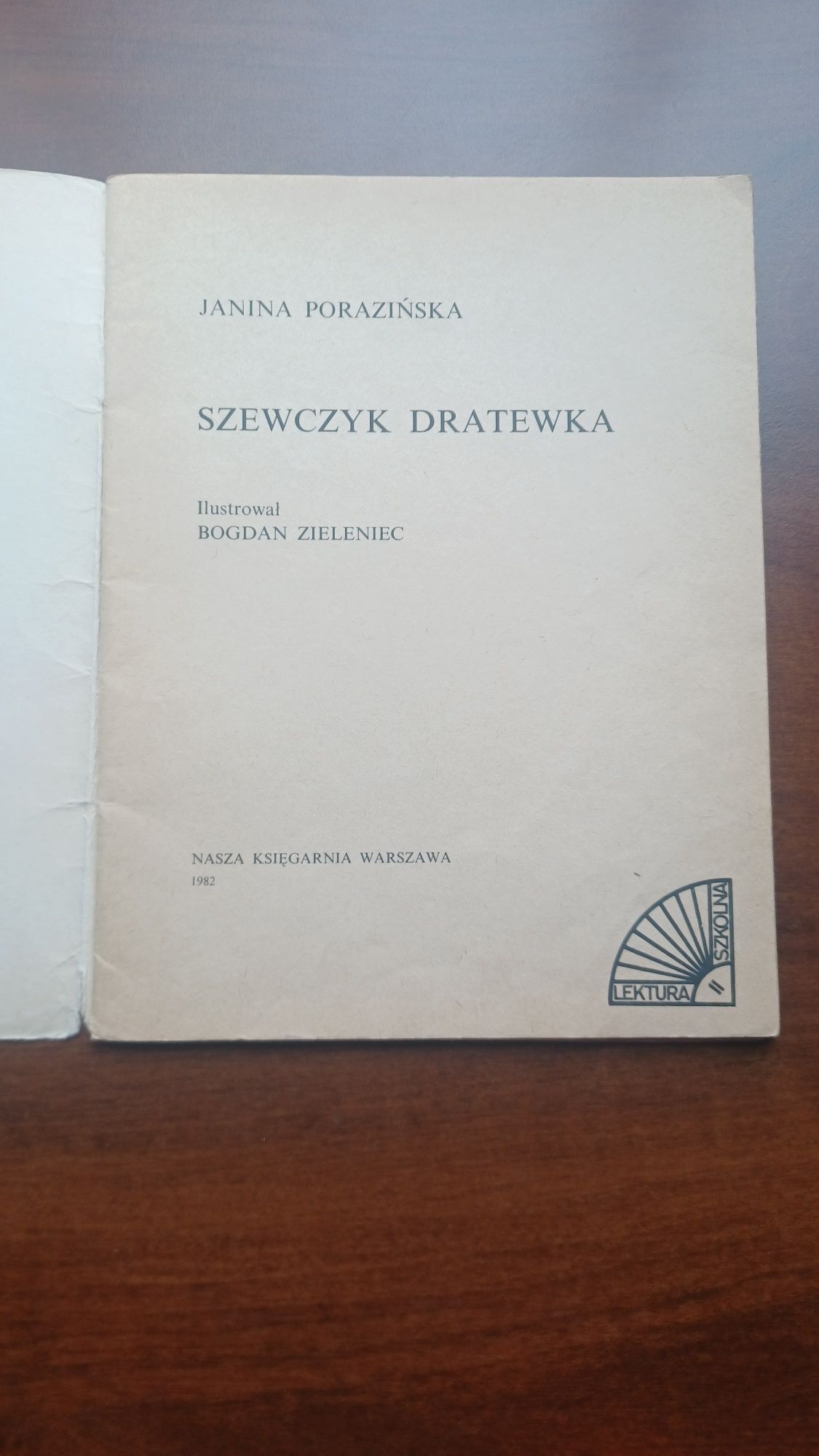Szewczyk Dratewka -książka z 1982