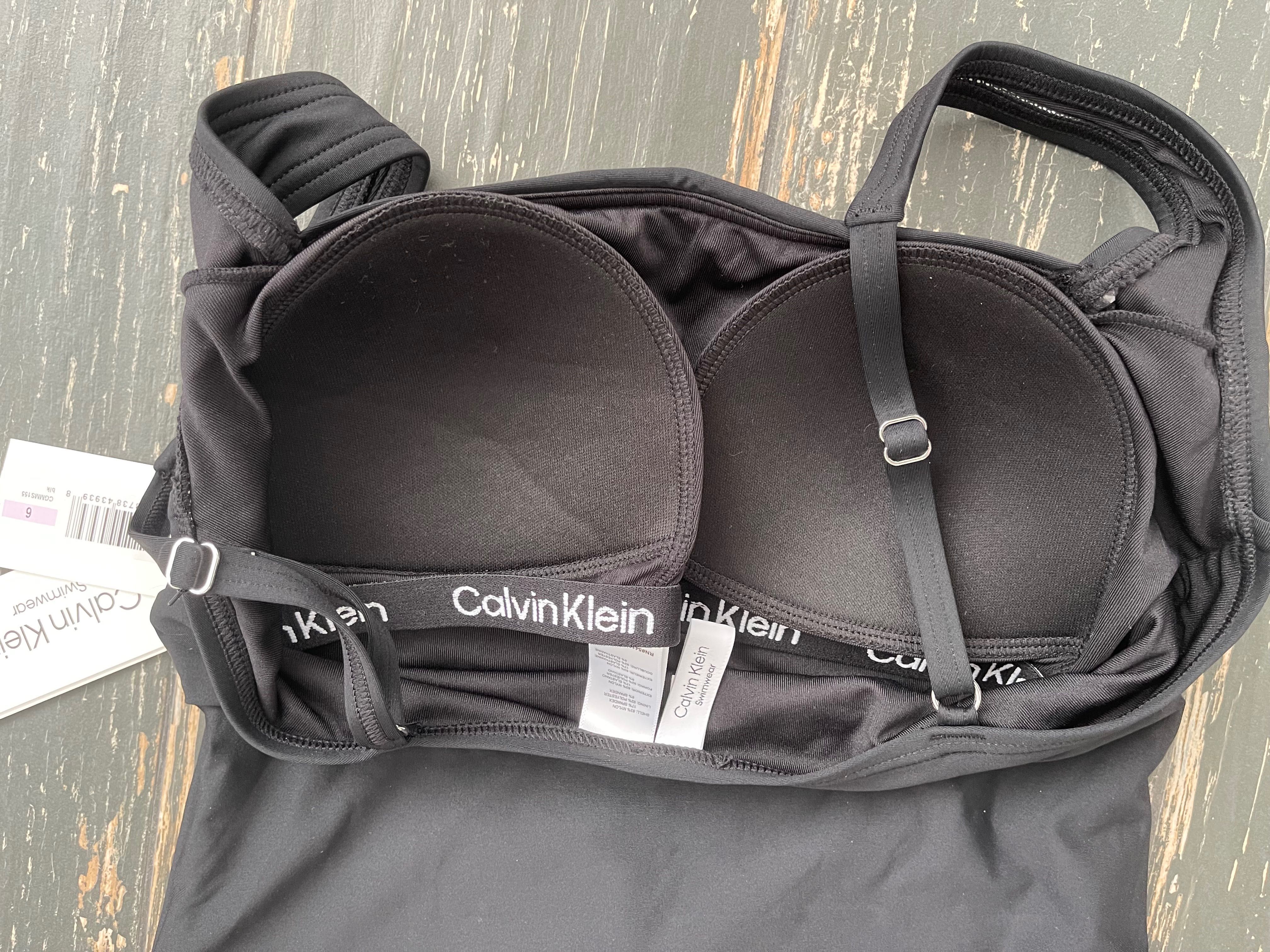 Calvin Klein купальник слитный р М-S (6 США) черного цвета