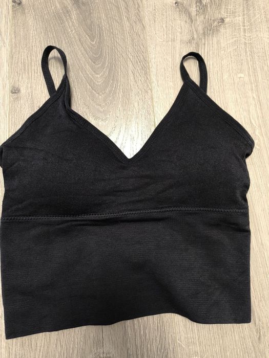 Жіночий бюстгальтер топ в рубчик (М)