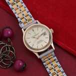 Zegarek damski Omega Constellation stal zloto