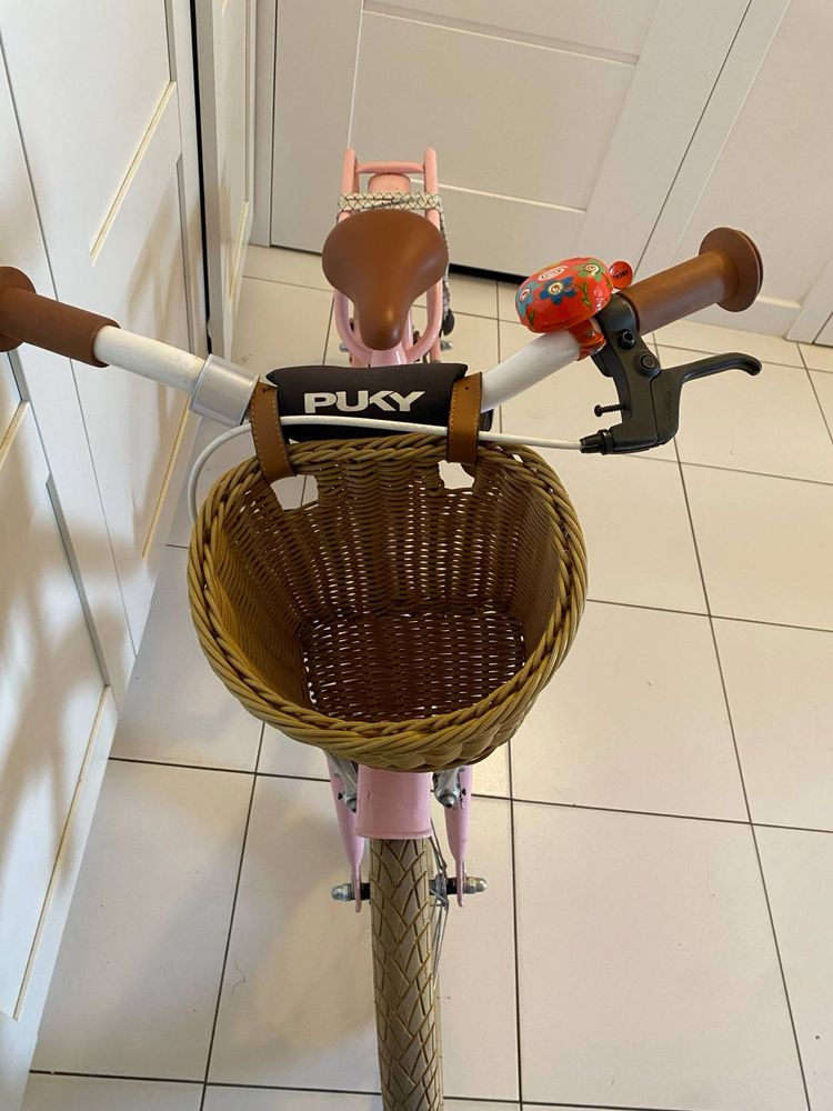 puky rower rowerek 16 retro bagaznik koszyk woom