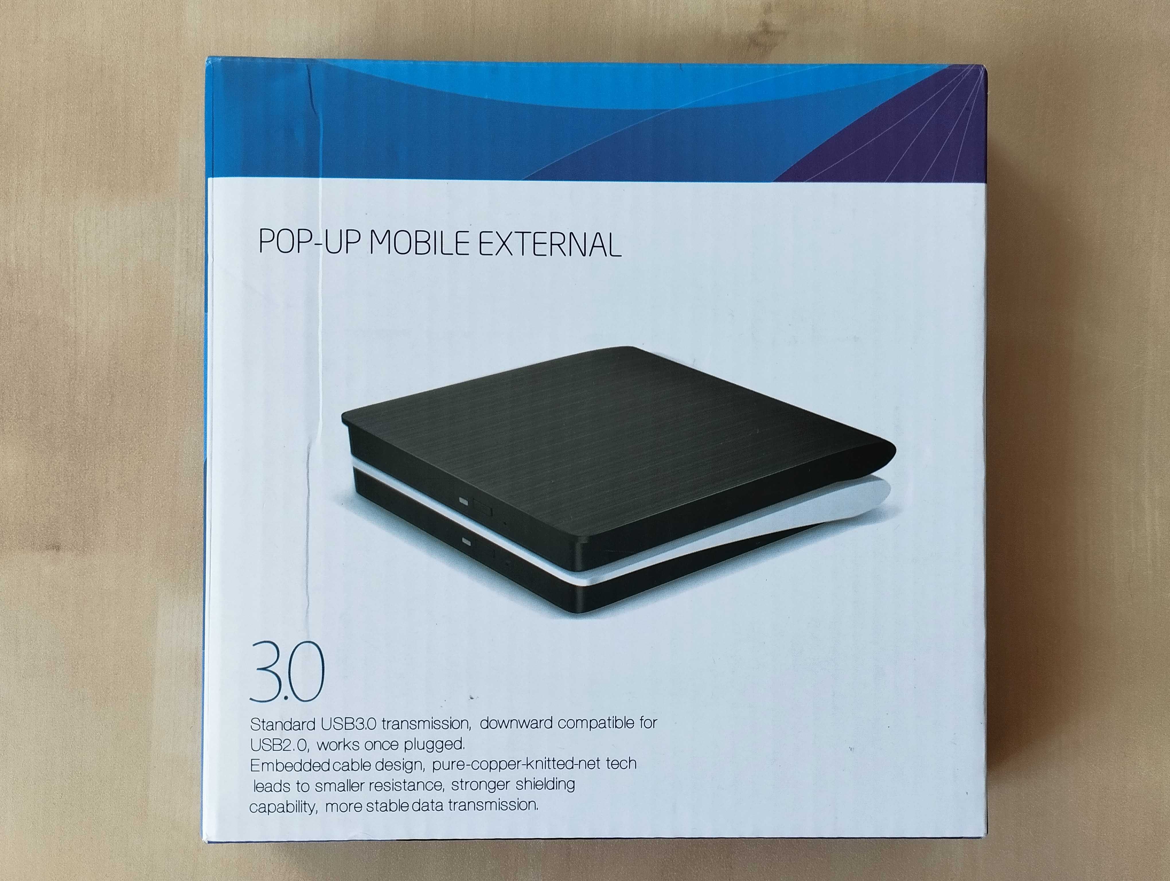 Zewnętrzna nagrywarka DVD USB micro 3.0 jak nowa