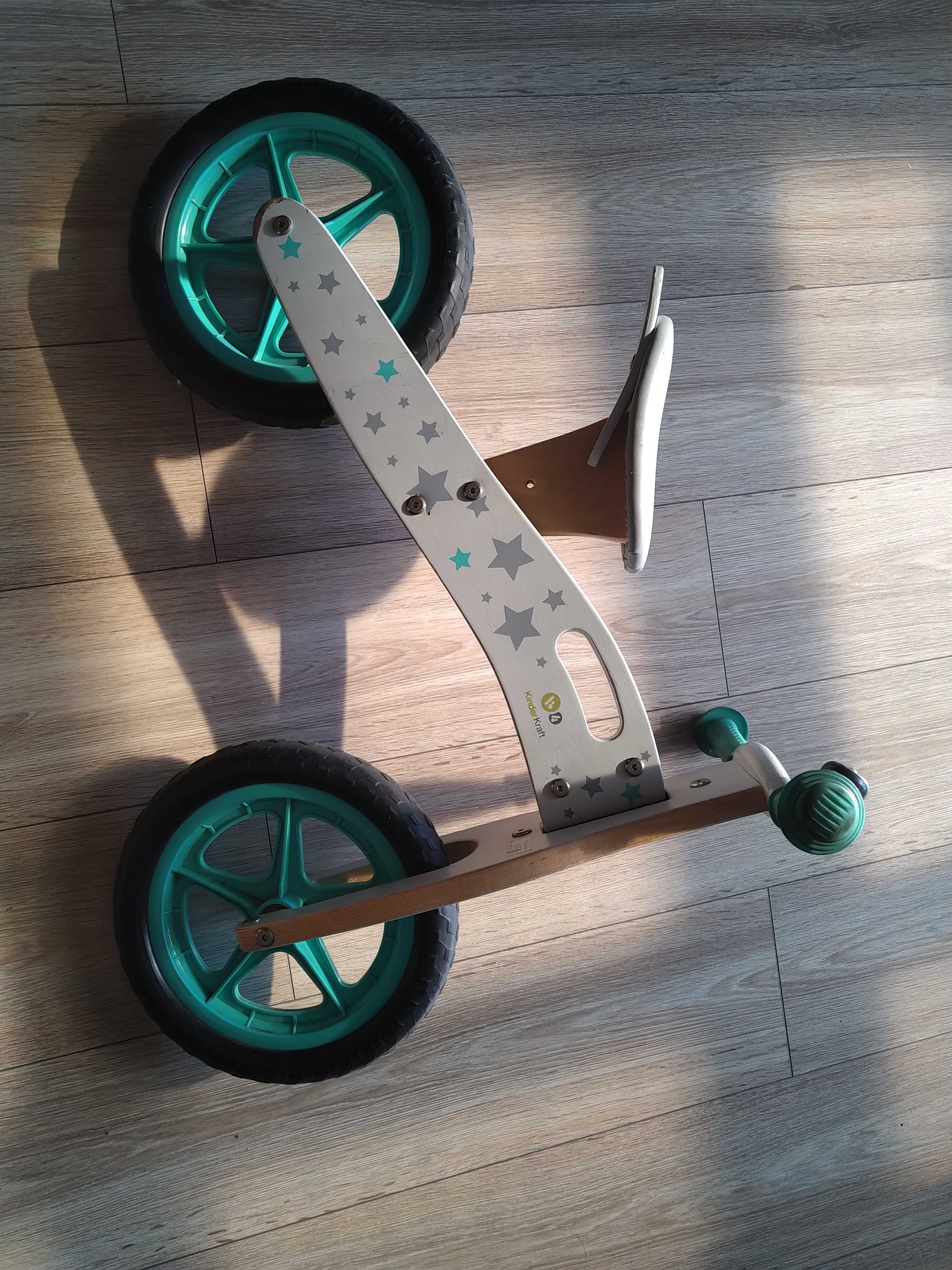 Drewniany rowerek biegowy Kinderkraft