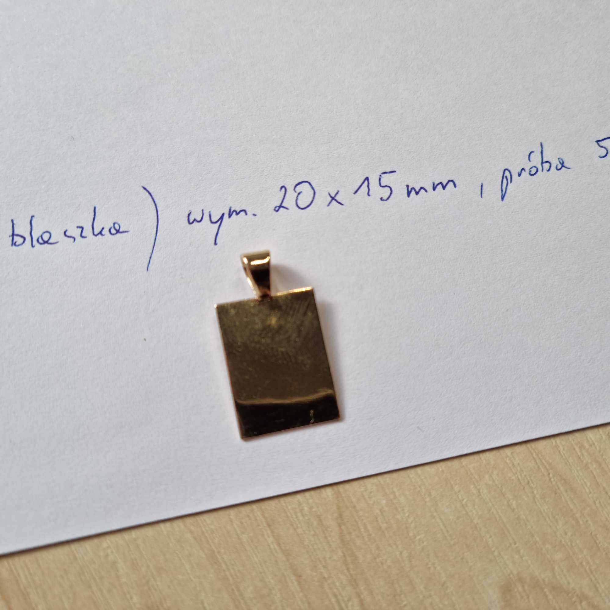 złota obrączka sr.20mm próba 585