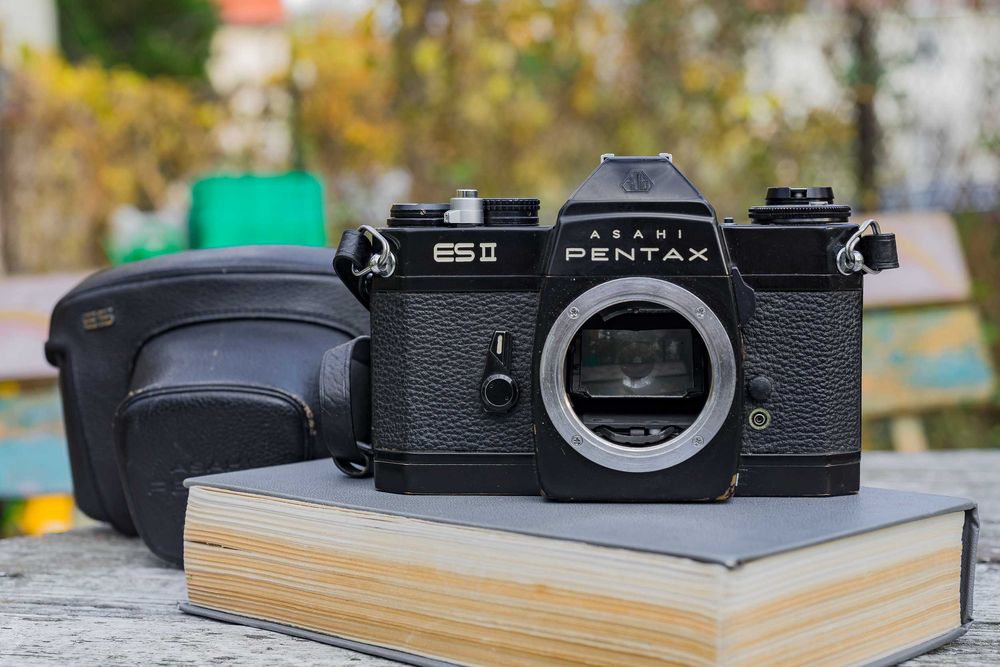 Pentax ESII Electro Spotmatic m42 aparat analogowy lustrzanka futerał