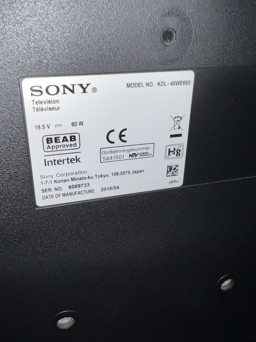 TV Sony KDL-40WE660 40" LED Full HD