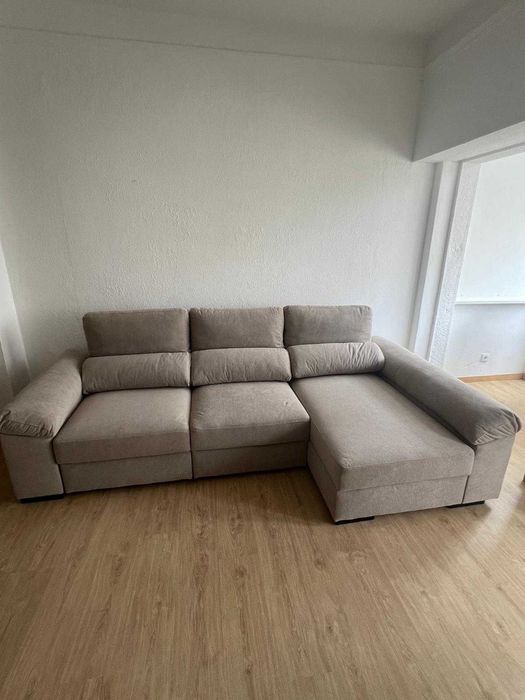 Sofá Duvall Moviflor – Cinza, impermeabilizado, com garantia!