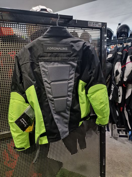 Kurtka ADRENALINE PYRAMID 2.0 PPE czarny/szary/fluo żółty Czytaj opis!