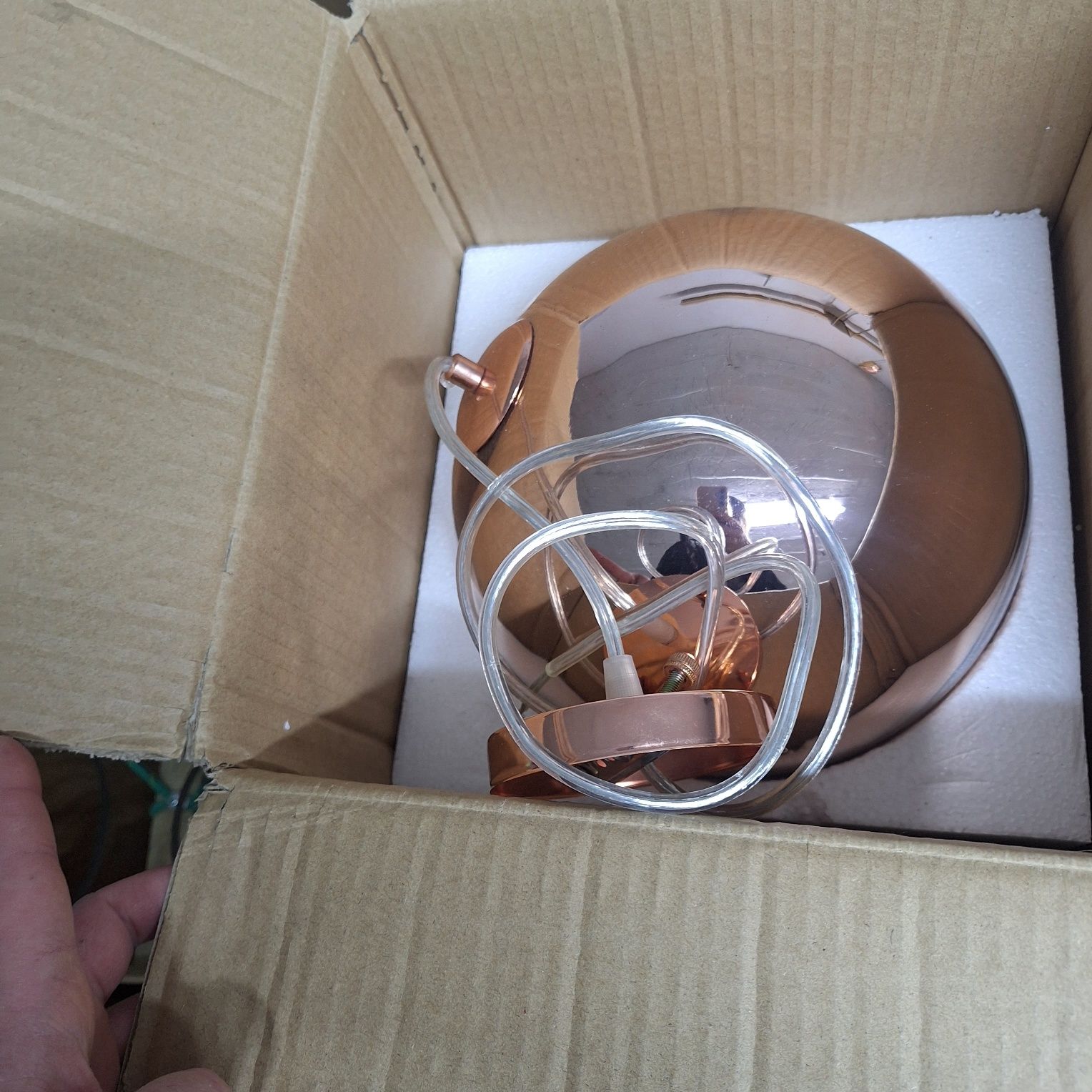 Lampa kula szklana
