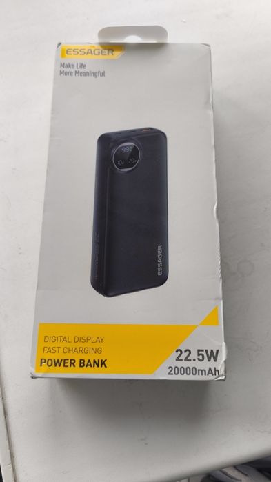 Павербанк ESSAGER ES-D016 Power Bank 22,5W 20000mAh