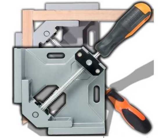 Ścisk STOLARSKI Zacisk Kątowy Montażowy IMADŁO KĄT 90 NAROŻNE uchwyt