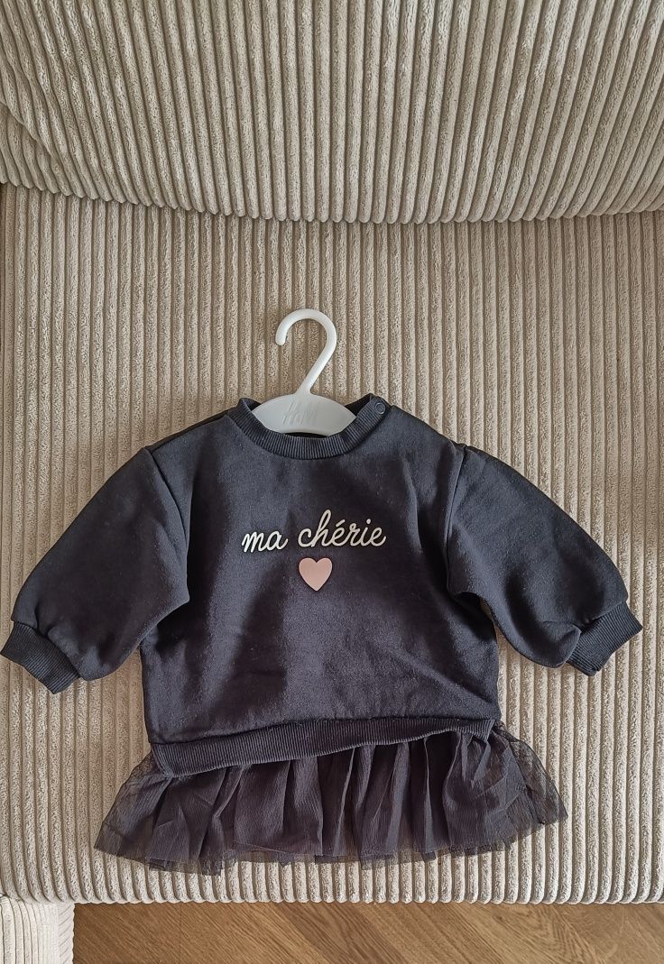 Bluza z tiulem. Sukienka h&m 68cm