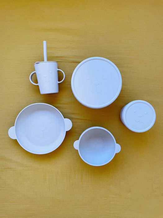 Conjunto de refeição em silicone