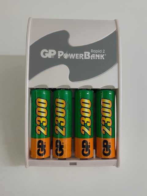 Carregador Pilhas AA GPower Bank (pilhas não incluídas)