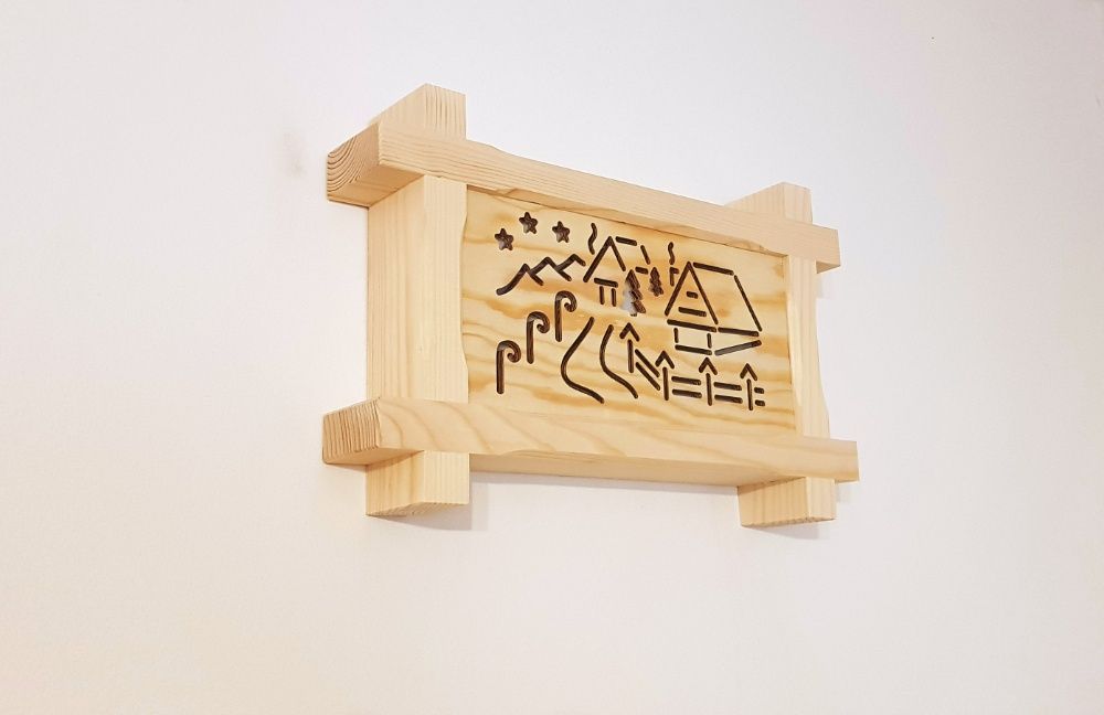 Lampa góralska, kinkiet - Styl Zakopiański