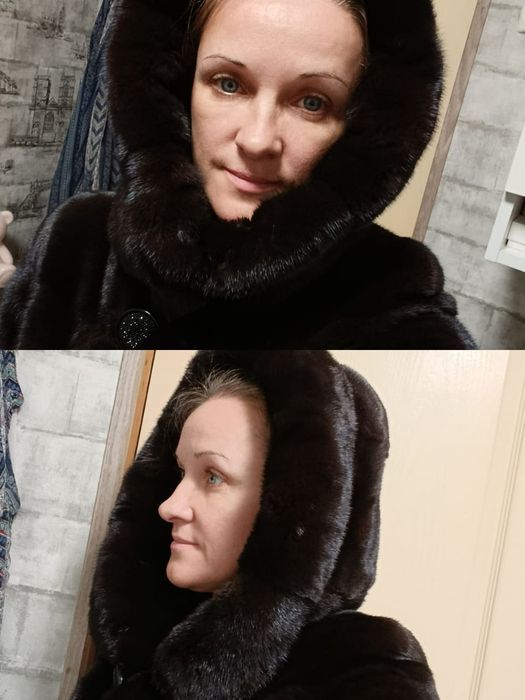 Шуба Норка натуральная