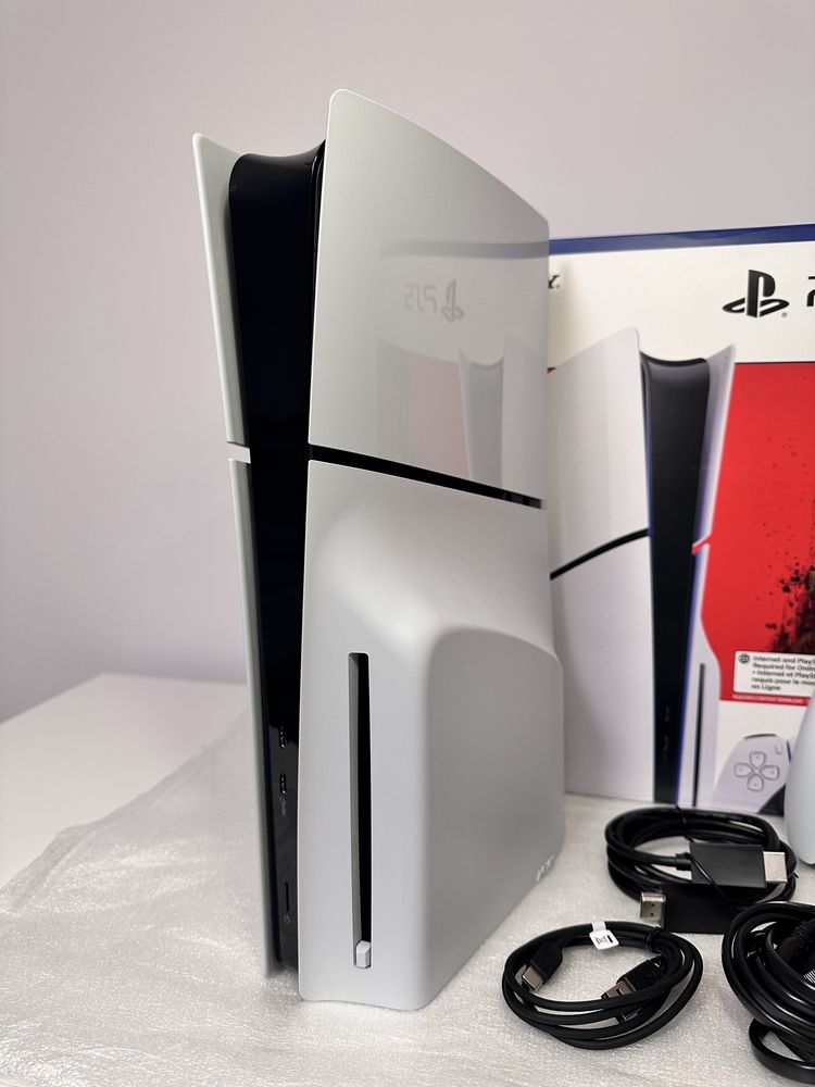 PS5 NAPĘD SLIM 1TB / Rok Gwarancji / 15 Gier / PlayStation 5 Blu-Ray