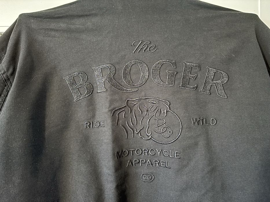 Kurtka motocyklowa Broger Montana czarna 4XL