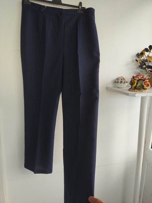 Calças azuis clássicas - Vial Confecções - Tamanho 44 - Novas!