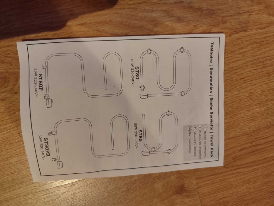 Toalheiro elétrico EFACEC