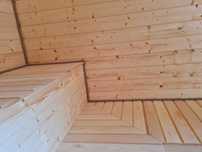 Sauna 2x2 z piecem elektrycznym od ręki