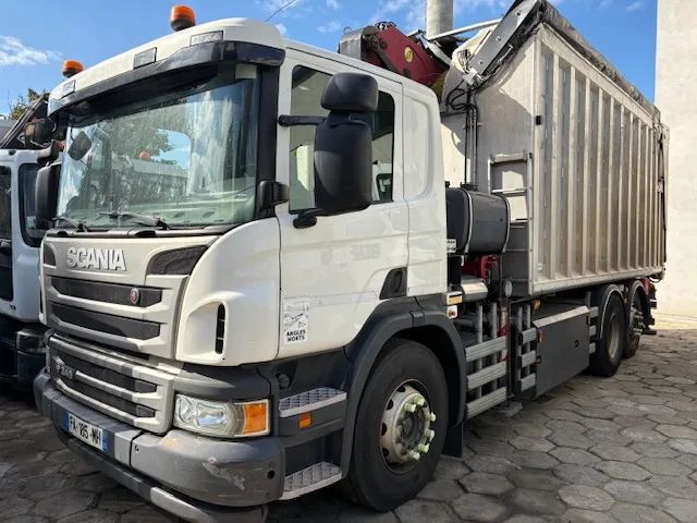 Scania P340  Euro 6 wywrotka aluminiowa / dźwig hds / śmieciarka  6x2/4 kontener aluminiowy gabaryty śmieci szkło plastik