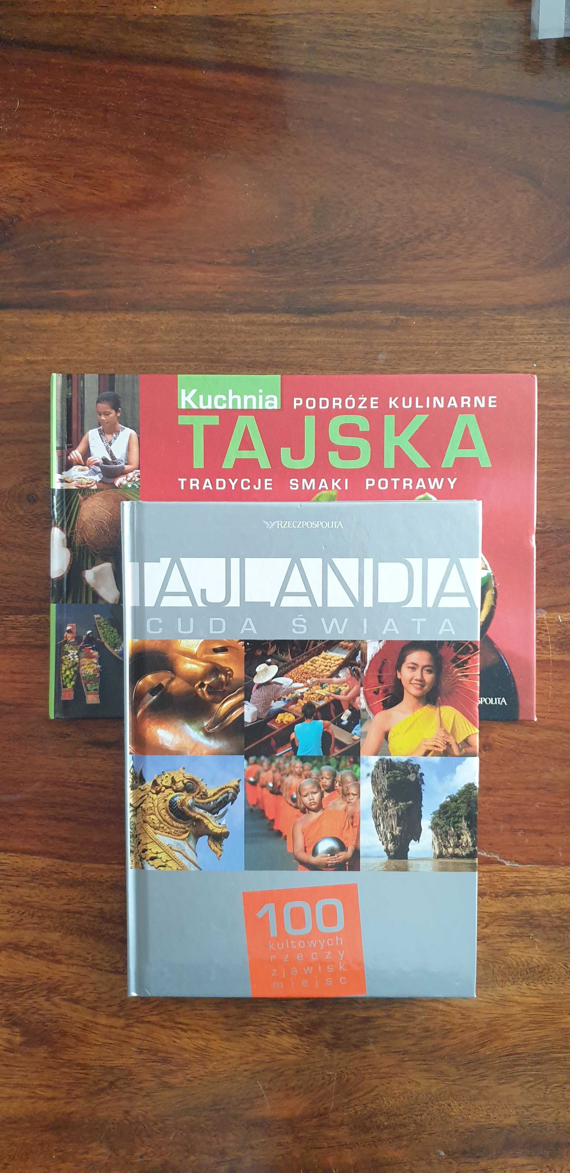 TAJLANDIA - podróże kulinarne i przewodnik cuda świata 2 KSIAZKI NOWE