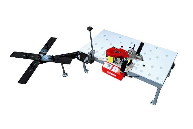 Mobilna okleiniarka ręczna KAM65PRO+stół roboczy+podajnik okleiny