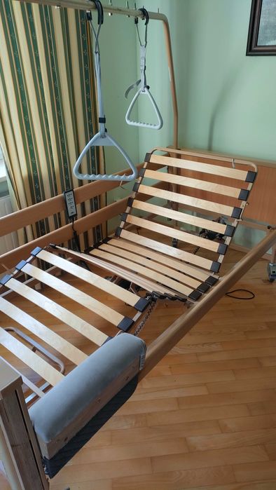 łóżko rehabilitacyjne, regulowane, pielęgnacyjne, dla seniora